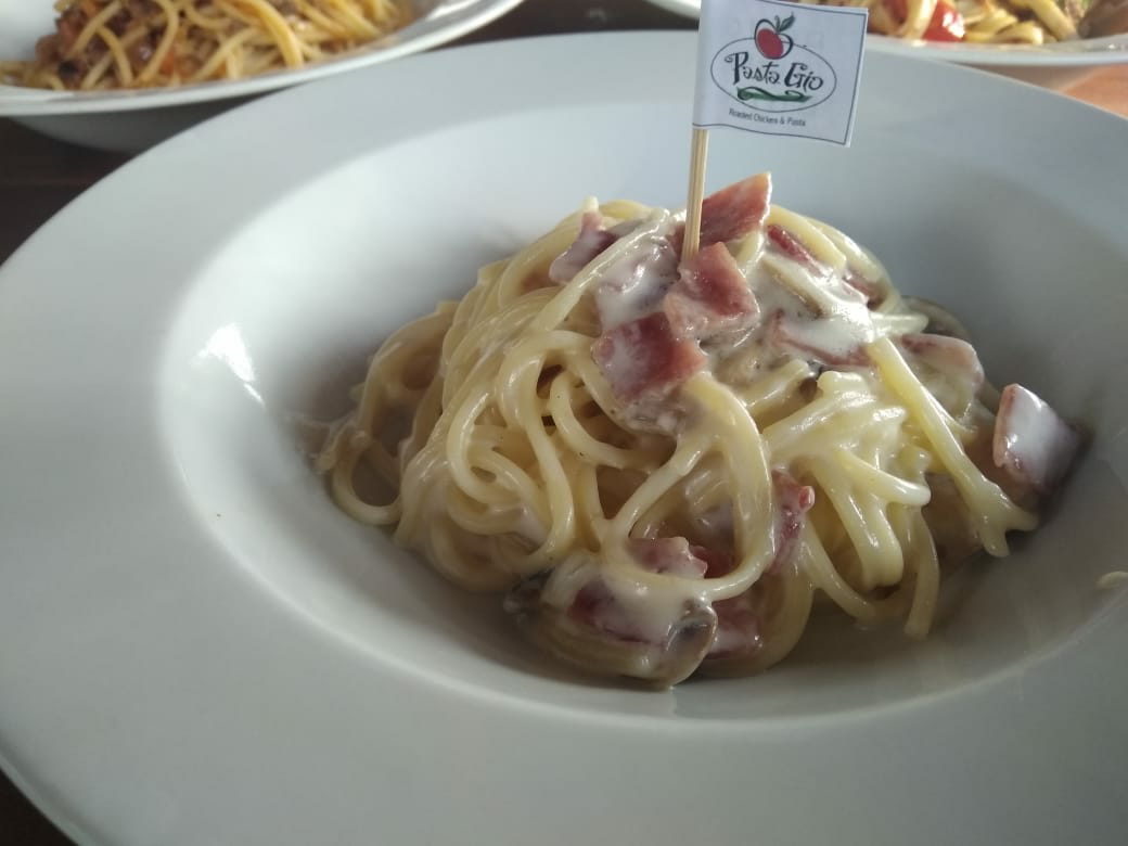 Review Spaghetti Carbonara di Pasta Gio, Jogja Spaghetti Carbonara